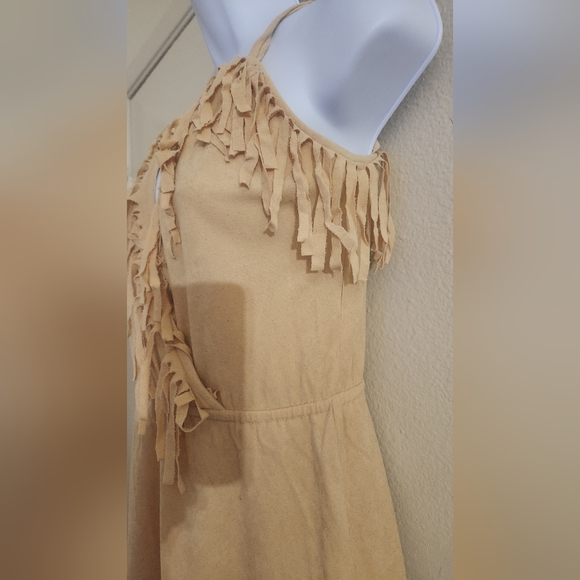 1970’s vintage boho Pocahontas fringe dress women’s size small/medium - Picture 4 of 14